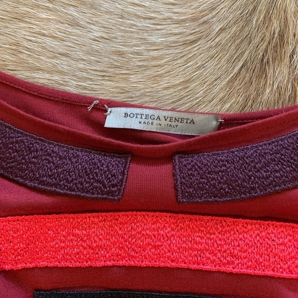 𝅺AUTHENTIC BOTTEGA VENETA Burgundy Tunic Top L - Picture 9 of 13